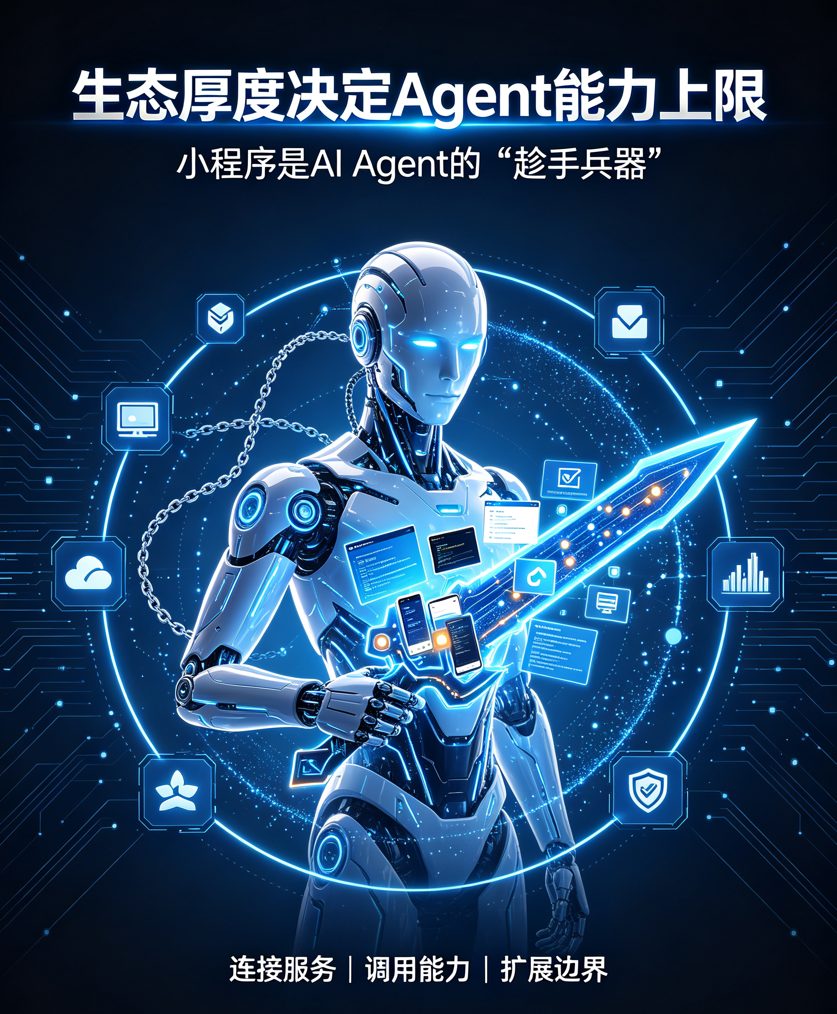 生态厚度决定Agent能力上限：小程序是AI Agent的“趁手兵器”