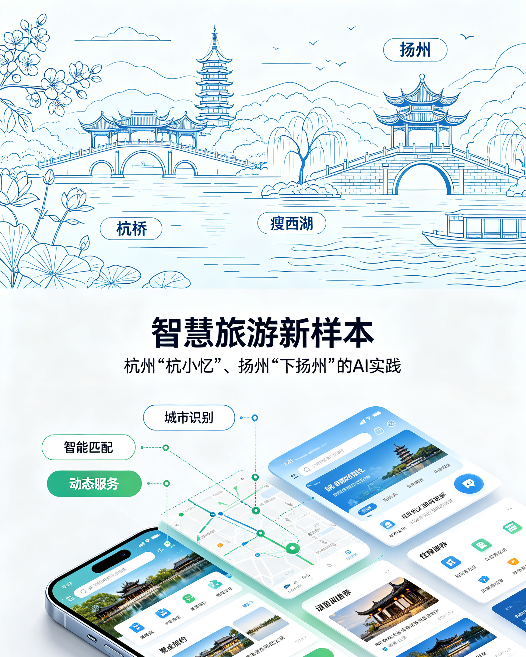 智慧旅游新样本：杭州 “杭小忆”、扬州 “下扬州” 的 AI 实践